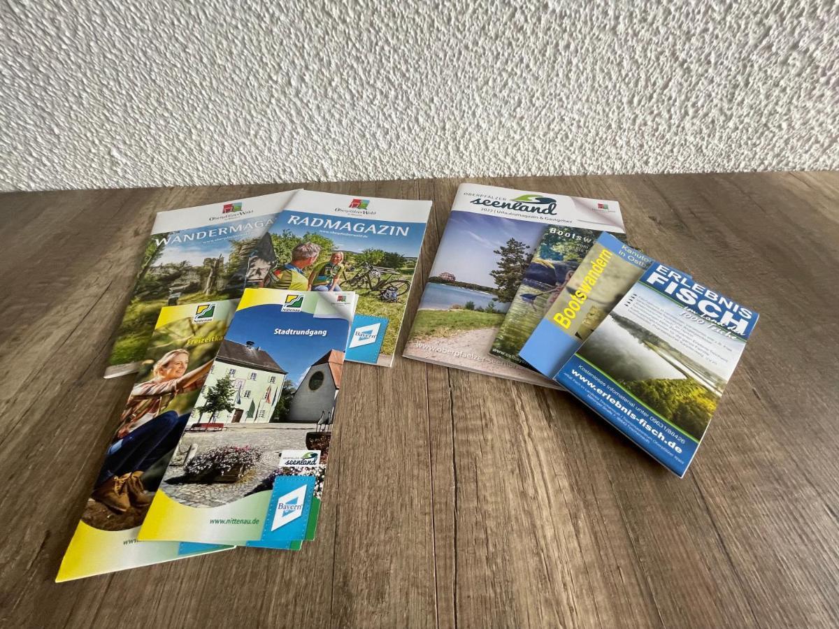 Nittenau Modernes Apartment Mit Top Ausstattung Und Kamin Im Oberpfaelzer Seenland מראה חיצוני תמונה